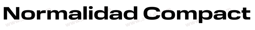 Normalidad Compact C字体转换 Normalidad Compact C字体转换